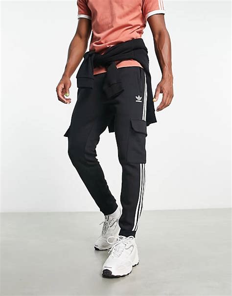 jogger adidas original|Adidas originals striped joggers.